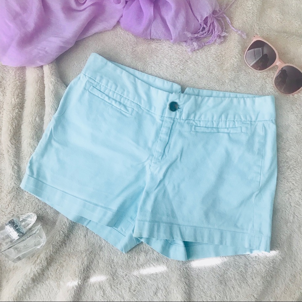 Banana Republic Factory Short Shorts in Cool Aqua